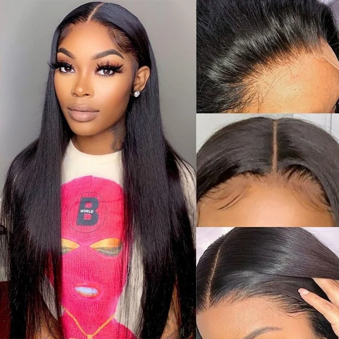  Straight HD Lace Wigs 250% Density Invisible HD Lace Wig Skin Melted Lace Wigs