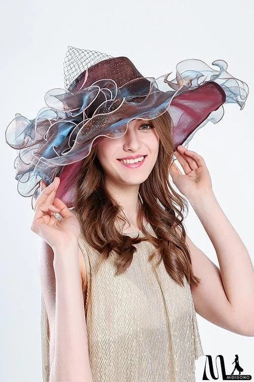 MidiSono - Organza Layer Sun Hat