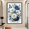 Flowers And Butterfly-14CT Stamped Cross Stitch 40*60cm/15.75*23.62in tapestrymarket