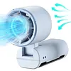Portable Handheld Turbo Fan Rechargeable Foldable Personal Fan 100 Speed Small Pocket Fans Travel Essentials Gifts for Women Men