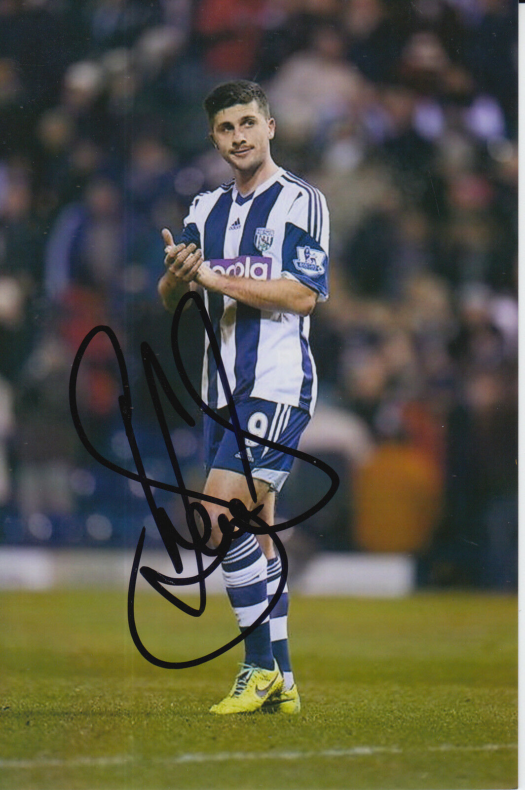 WEST BROM HAND SIGNED SHANE LONG 6X4 Photo Poster painting 3.