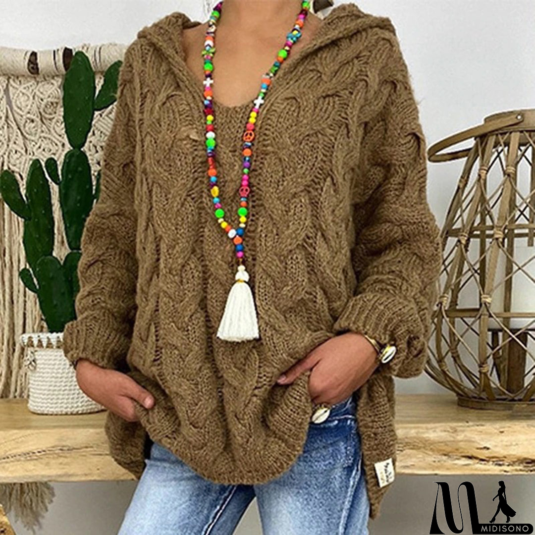 MidiSono - Classic and Elegant winter Pullover