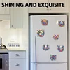 (US Local)12Pcs Diamond Art Magnets Fridge Sticker Set for Adults Beginners (CN561 Bird)