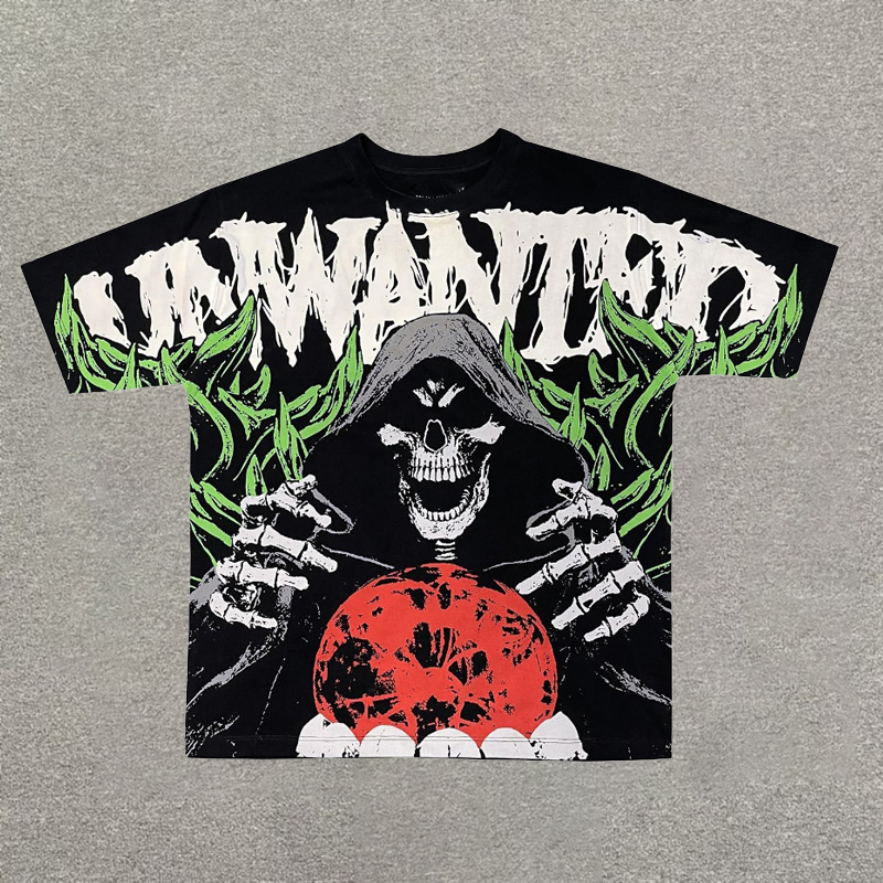 Trendy Street Skull All Over Printed T-Shirt