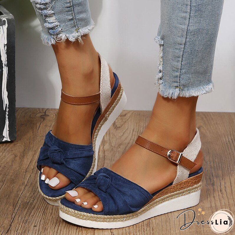 Womens Summer Sandals Rome Wedges Platform Shoes Thick Slippers Sexy Pumps Femme