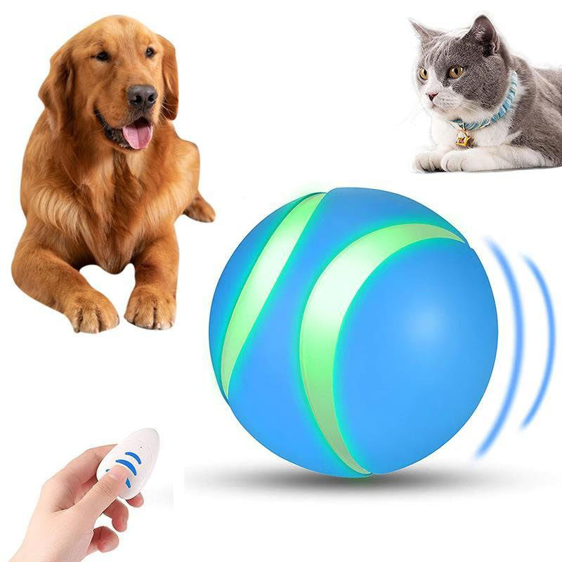 RC RGB LED Light Interactive Magic Pet Ball