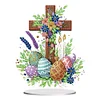 Kreuz Osterei - 5d DIY Basteln Ornament
