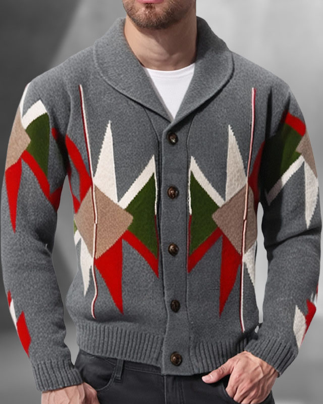 Men's Vintage Lapel Wool Jacket