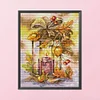(Autumn) Lantern-14CT/11CT Stamped 2 Strands Cross Stitch 21*30cm/8.27*11.81in(Brand) tapestrymarket