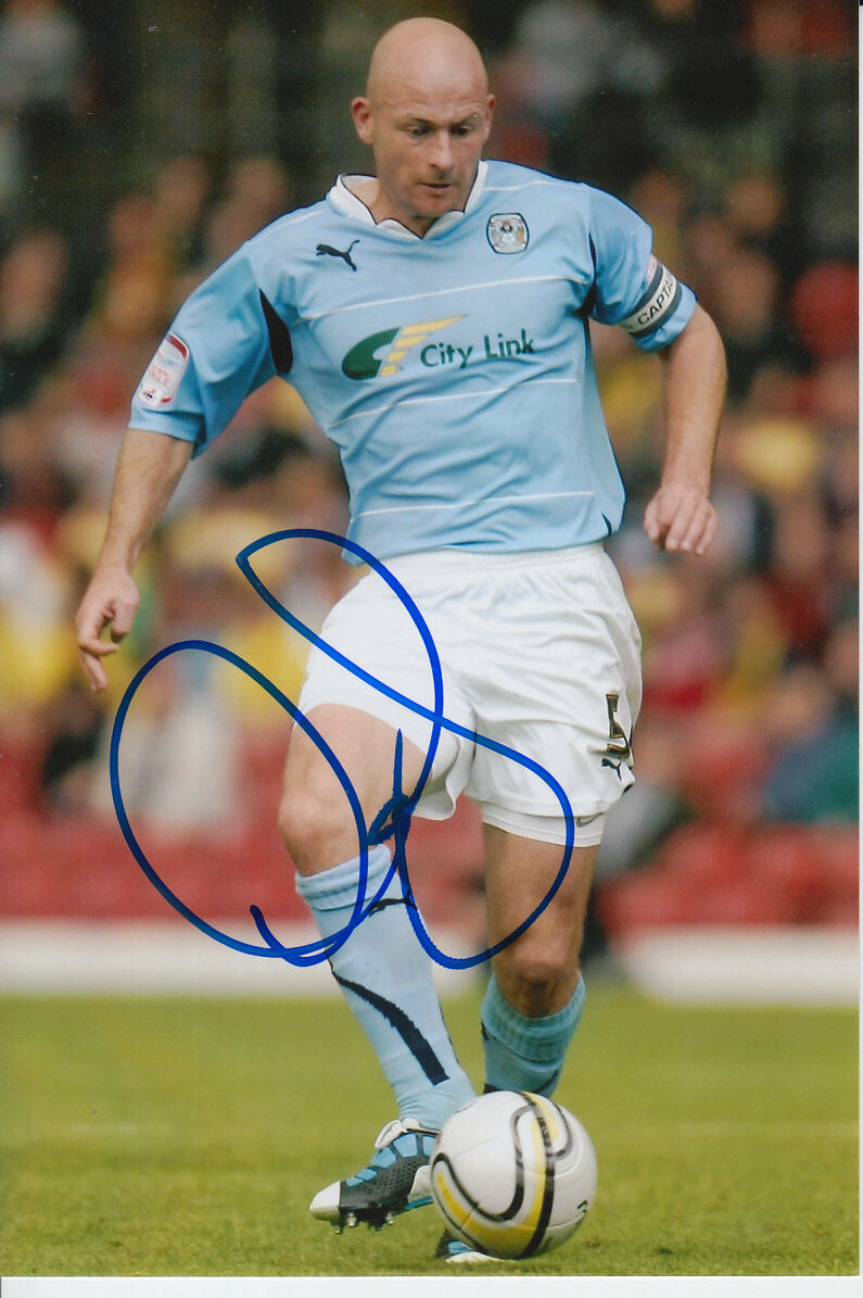 COVENTRY CITY HAND SIGNED LEE CARSLEY 6X4 Photo Poster painting 7.