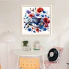 Bird Teacup-14CT Counted Cross Stitch Kit(40x40cm)
