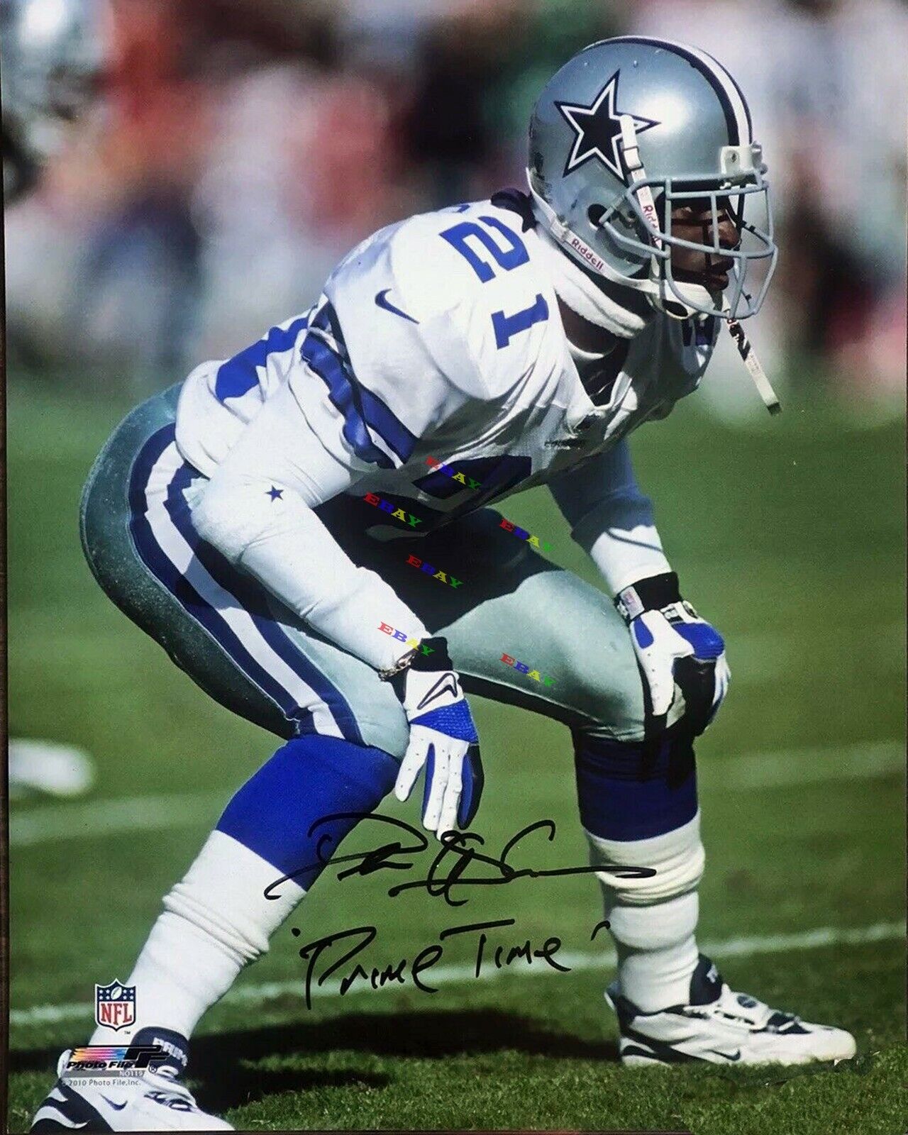 Dallas cowboys Deion Sanders Signed Autographed 8x10 Photo Poster painting Reprint