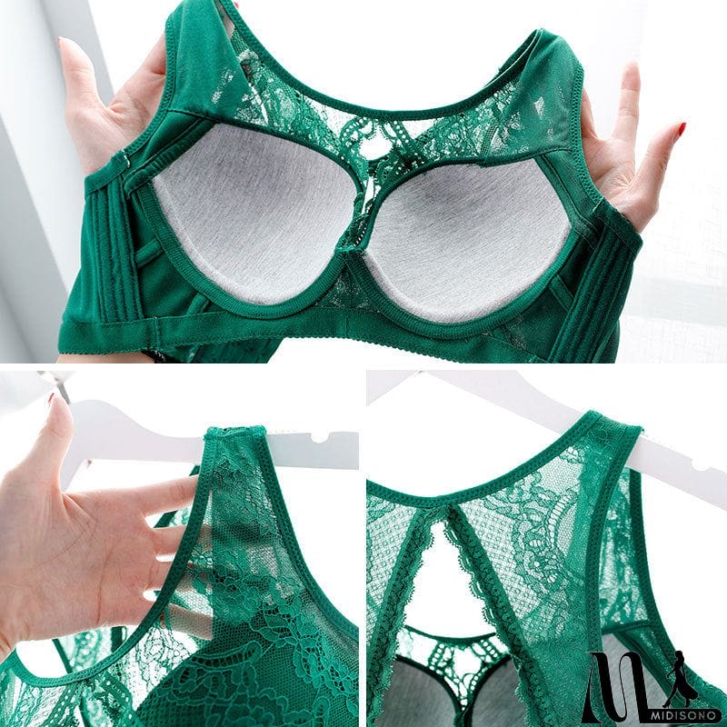 MidiSono - Women's Anti Sagging Sexy Lace Busty Bras