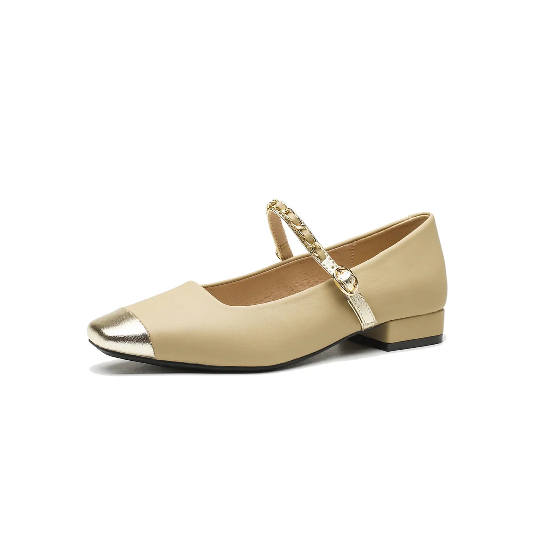 Brownm Brownm Mary Jane Women's Shoes 2024 New Color Single Shoes Women Summer New Chinese 100 Collocation Skirt Cheongsam Single Shoes