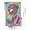 (40*60cmSkeleton Old Lady Tarot - Full Round Drill Diamond Painting