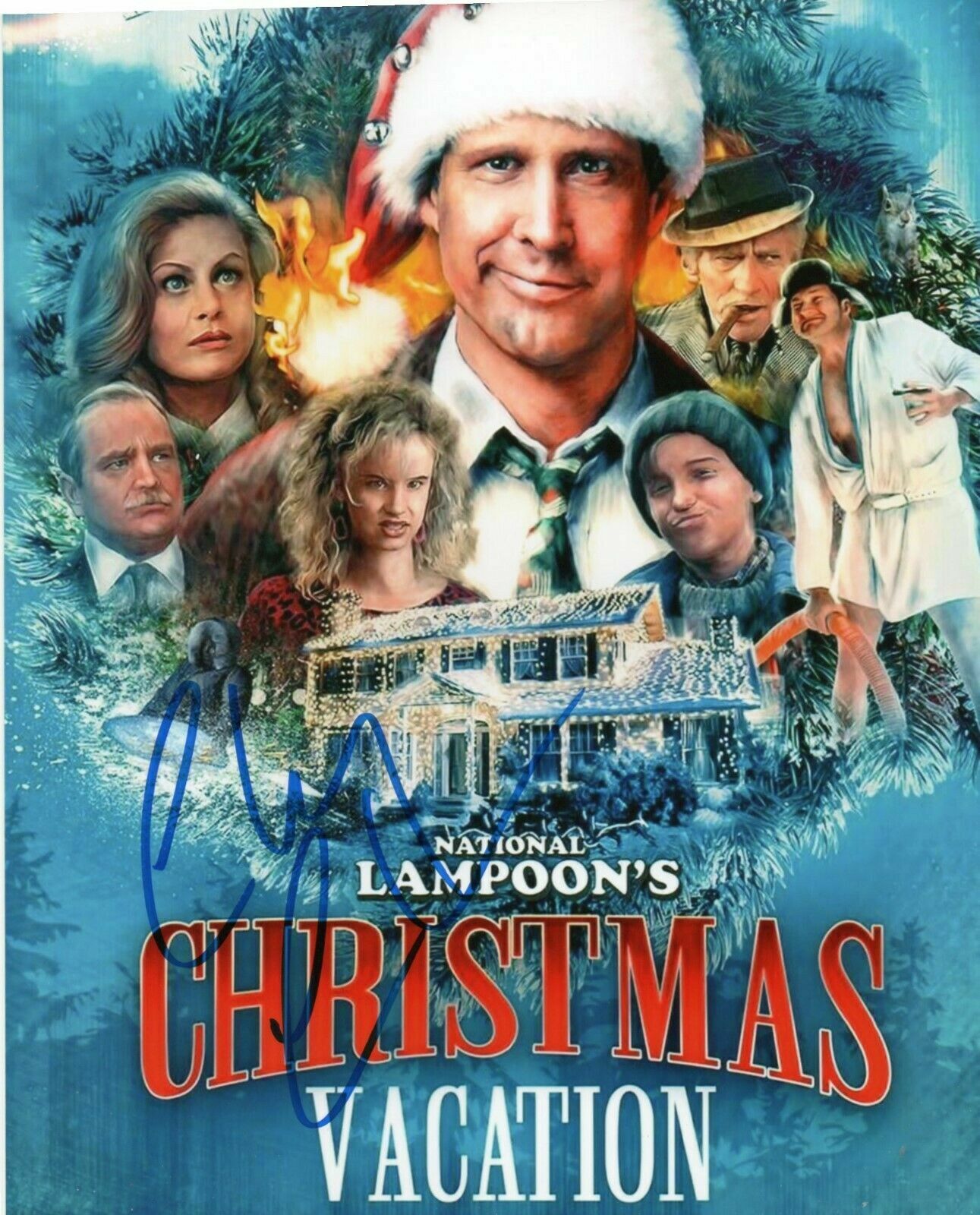 Chevy Chase Autographed Signed 8x10 Photo Poster painting ( Christmas Vacation ) REPRINT