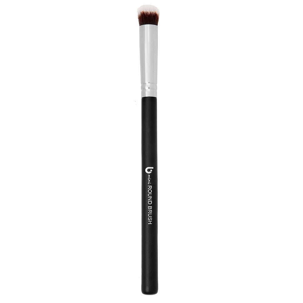 Small Mini Flat Top Kabuki Synthetic Bristles for Acne and Undereye Concealing, Professional Blending Liquid