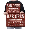 Funny Bar Open - Metal Tin Signs(8*12Inch/12*16Inch) - Bar