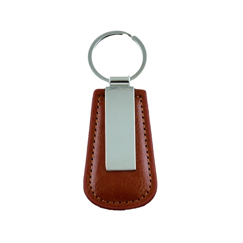 Minimalist Classic Style Solid Color Pu Leather Zinc Alloy Unisex Bag Pendant Keychain