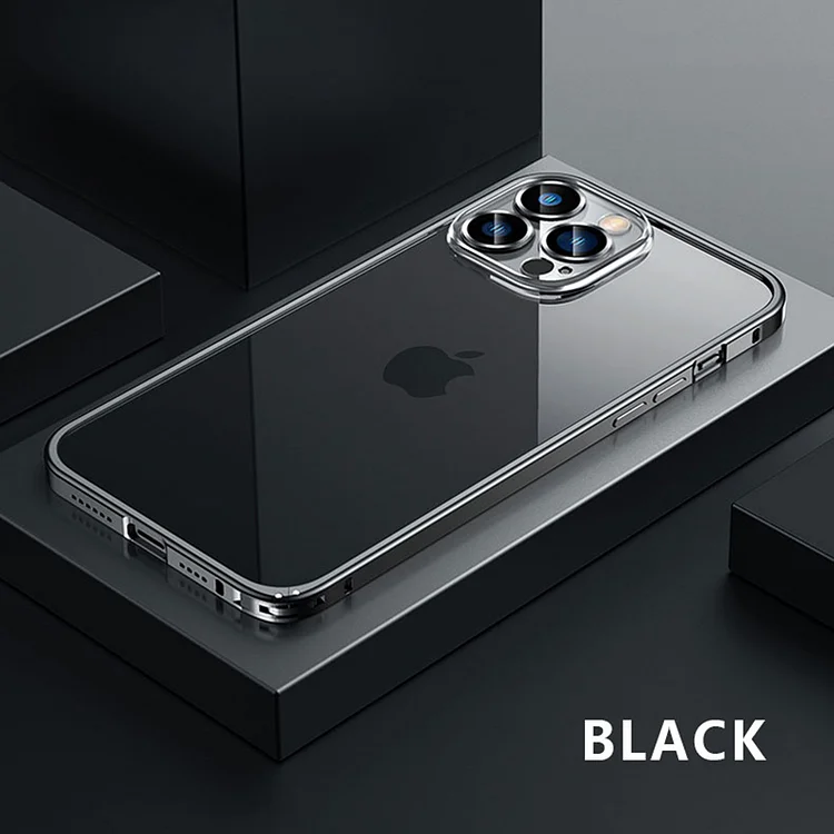 Aluminium Alloy Metal Magnetic Phone Case For iPhone