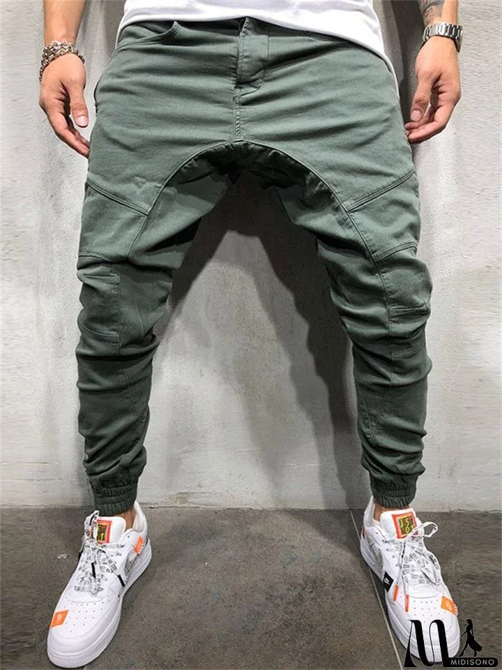 MidiSono - Stylish Simple Comfort Fit Pants for Men