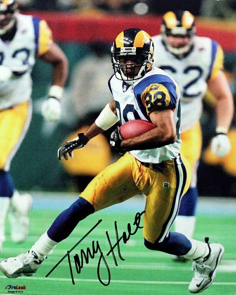 Torry Holt Autographed Signed 8x10 Photo Poster painting ( Rams ) REPRINT