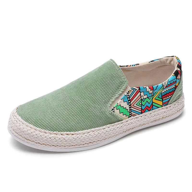 2022 Casual Hand-Painted Pattern Couple Slip-On Shoes letclo Letclo