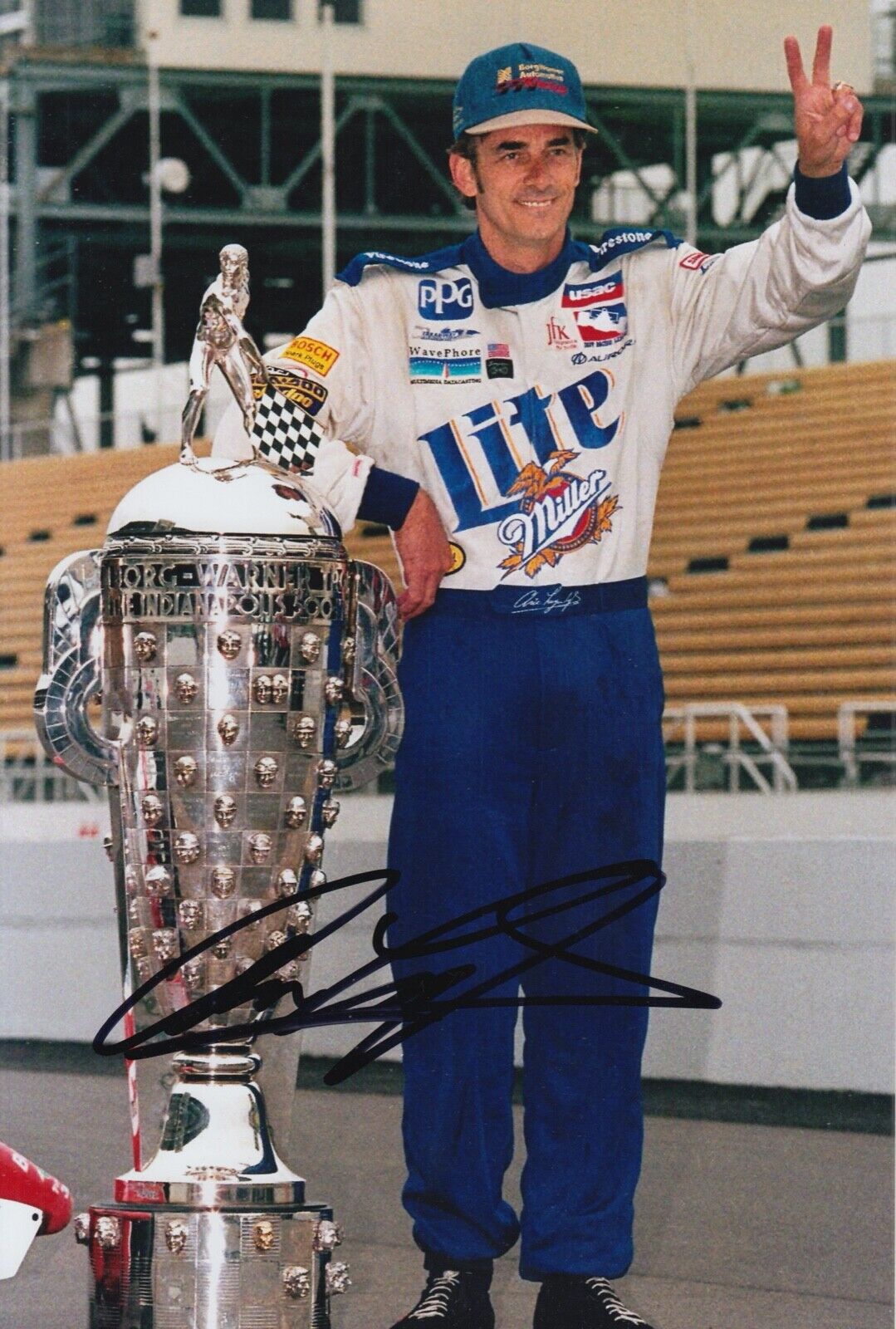 Arie Luyendyk Jr Hand Signed 12x8 Photo Poster painting Indy 500 Autograph