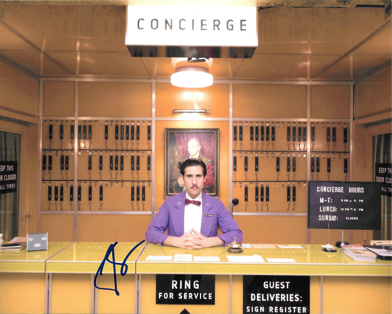 GFA The Grand Budapest Hotel * JASON SCHWARTZMAN * Signed 8x10 Photo Poster painting J4 COA