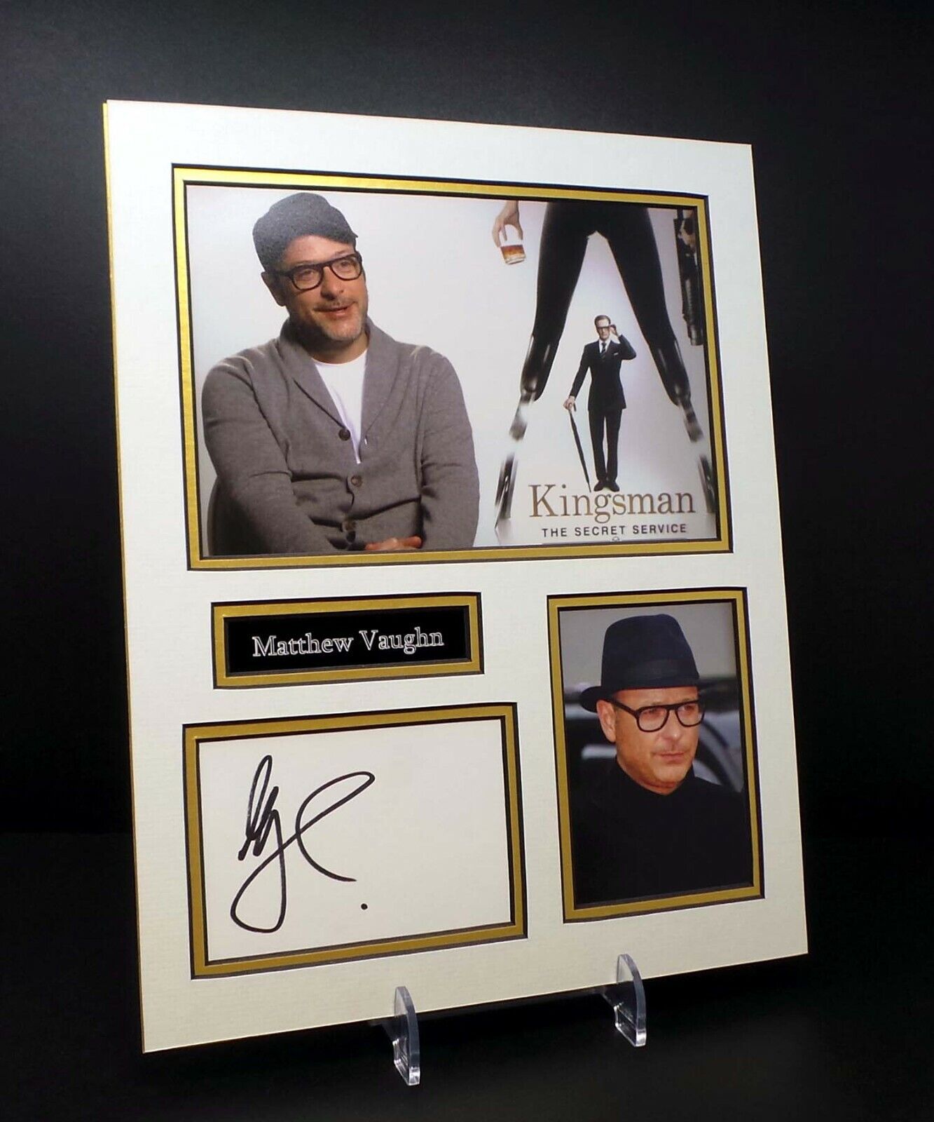 Matthew VAUGHN Signed Mounted Photo Poster painting Display AFTAL RD COA The Kingsman Director