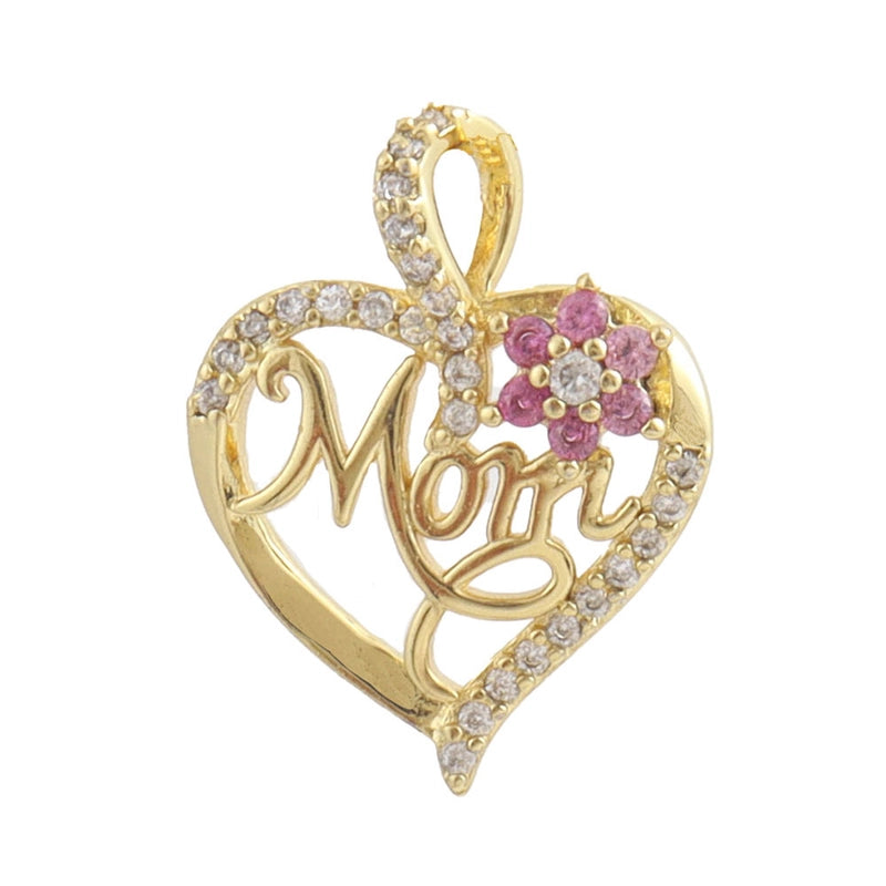 1 Piece 12 * 18mm Copper Zircon Star Heart Shape Eye Pendant Jewelry Accessories