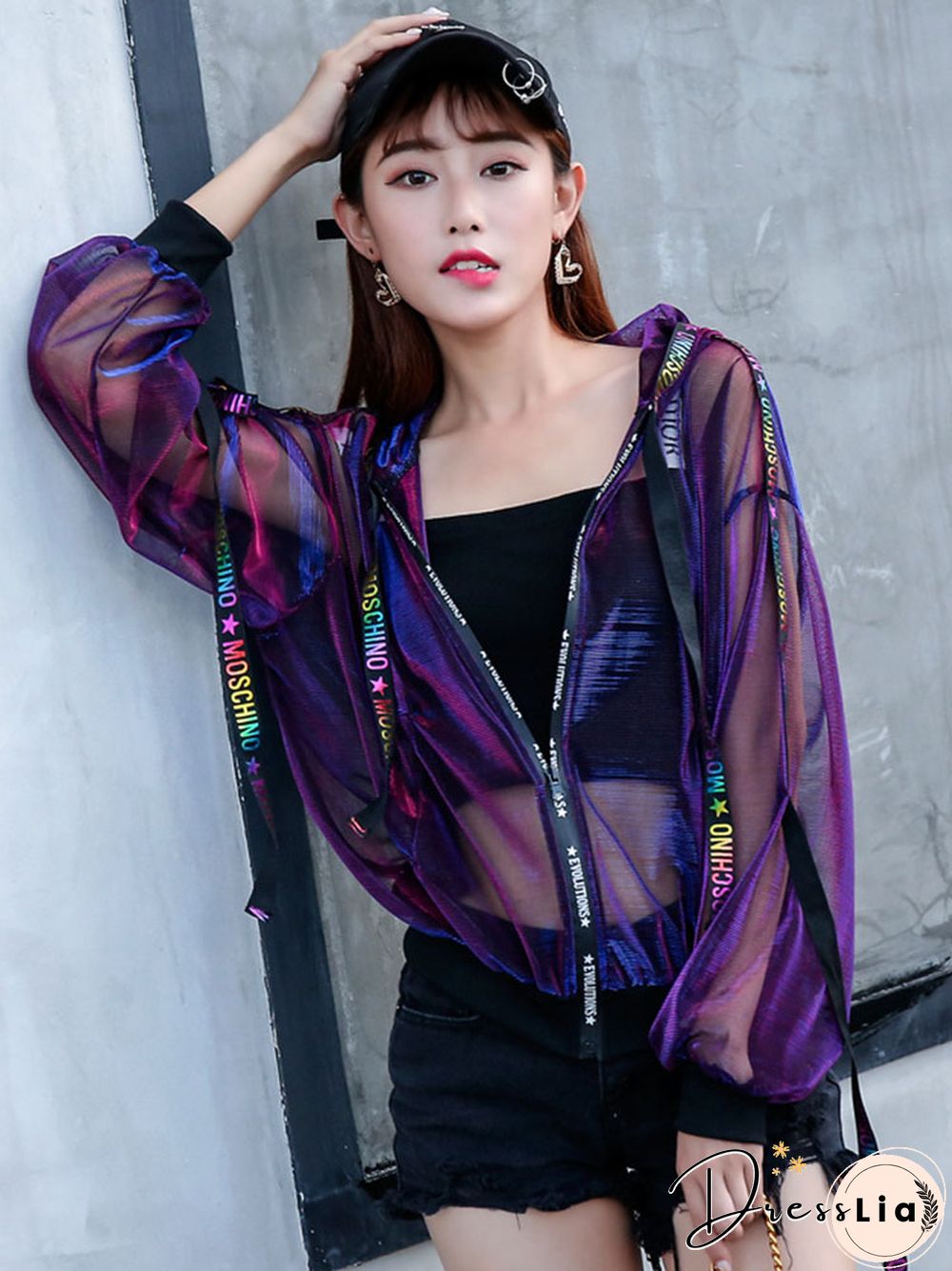 Coat Women Jackets Harajuku Coats And Jacket Streetwear Windbreaker Loose Ribbon Baseball Uniform Sun Summer