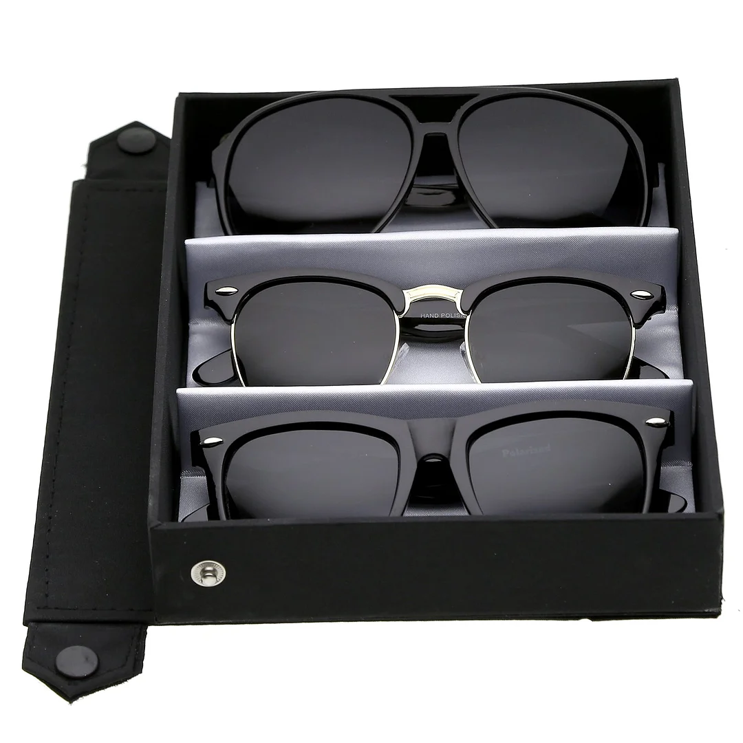 Classic Half Frame Semi-Rimless Horn Rimmed glasses