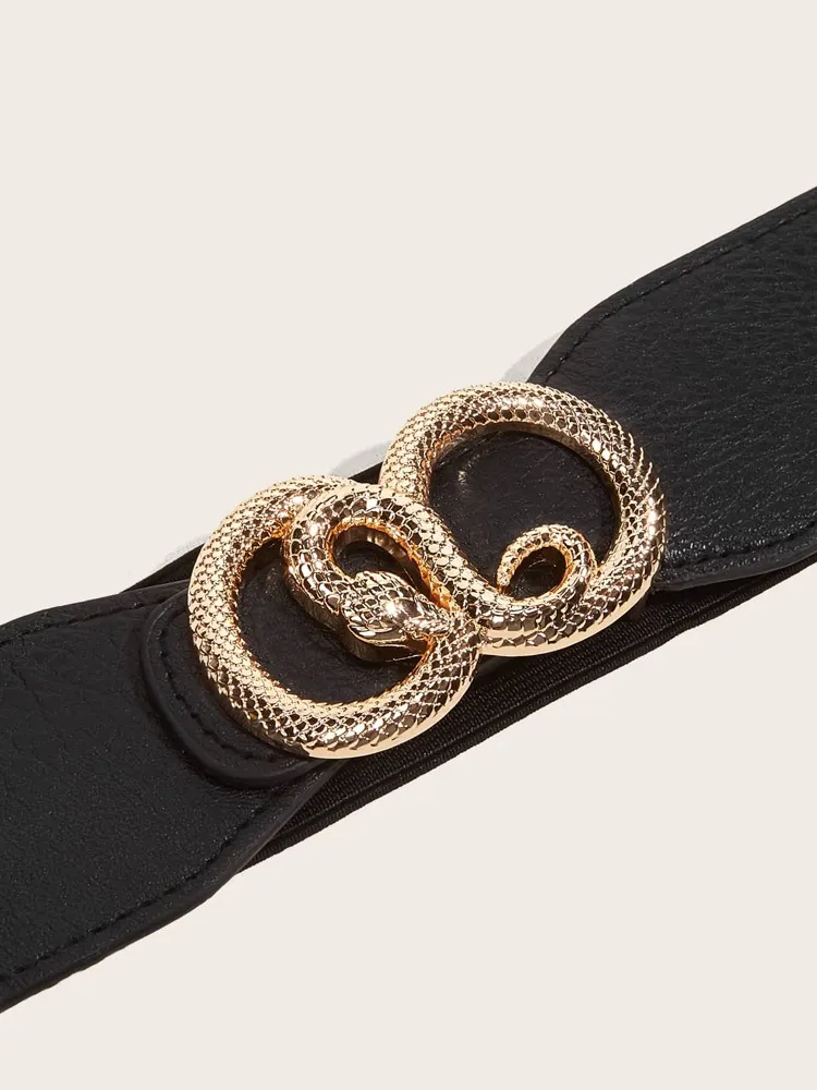 Snake Design Buckle Belt