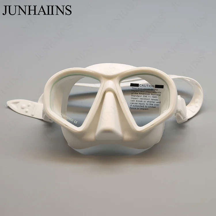 Tempered Glass Diving Mask With Storge Box, Waterproof And Anti Fog Electroplating Goggles With J-shaped Bracket For Camera