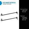 TRQ Stabilizer Sway Bar End Link Front LH RH Kit Pair Set for Toyota Lexus Scion