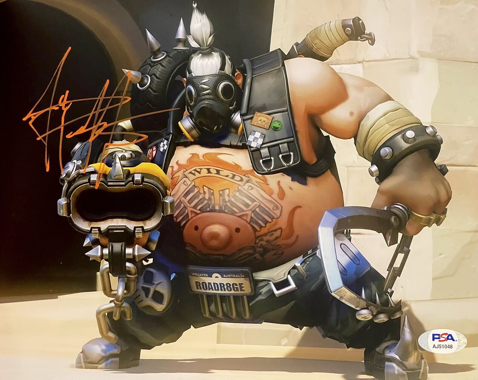 Josh Petersdorf Signed Autographed 8x10 Photo Poster painting Overwatch Game Roadhog PSA/DNA