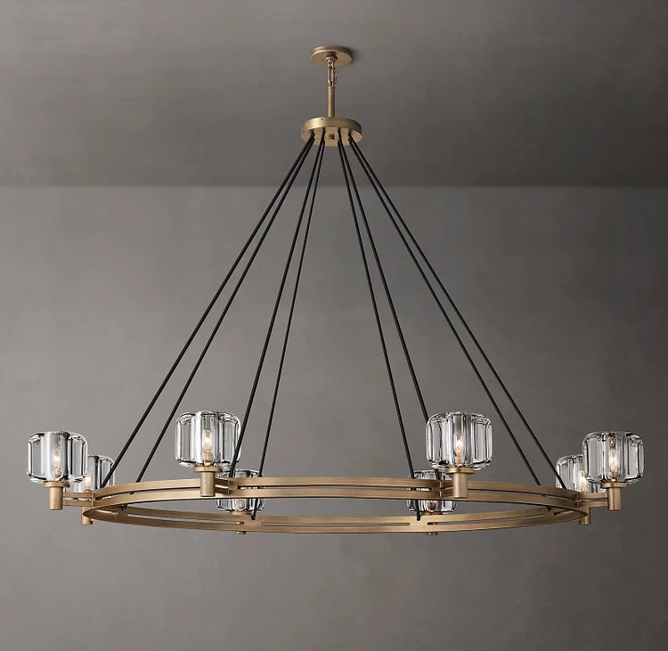 Demaret  Round Chandelier 60" For Dining Table Vjlight