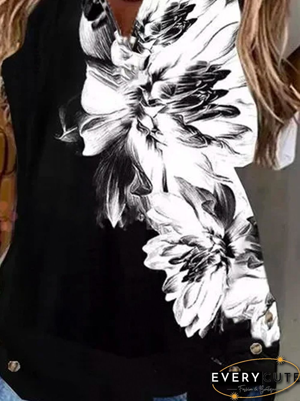 Casual Long Sleeve Blouse