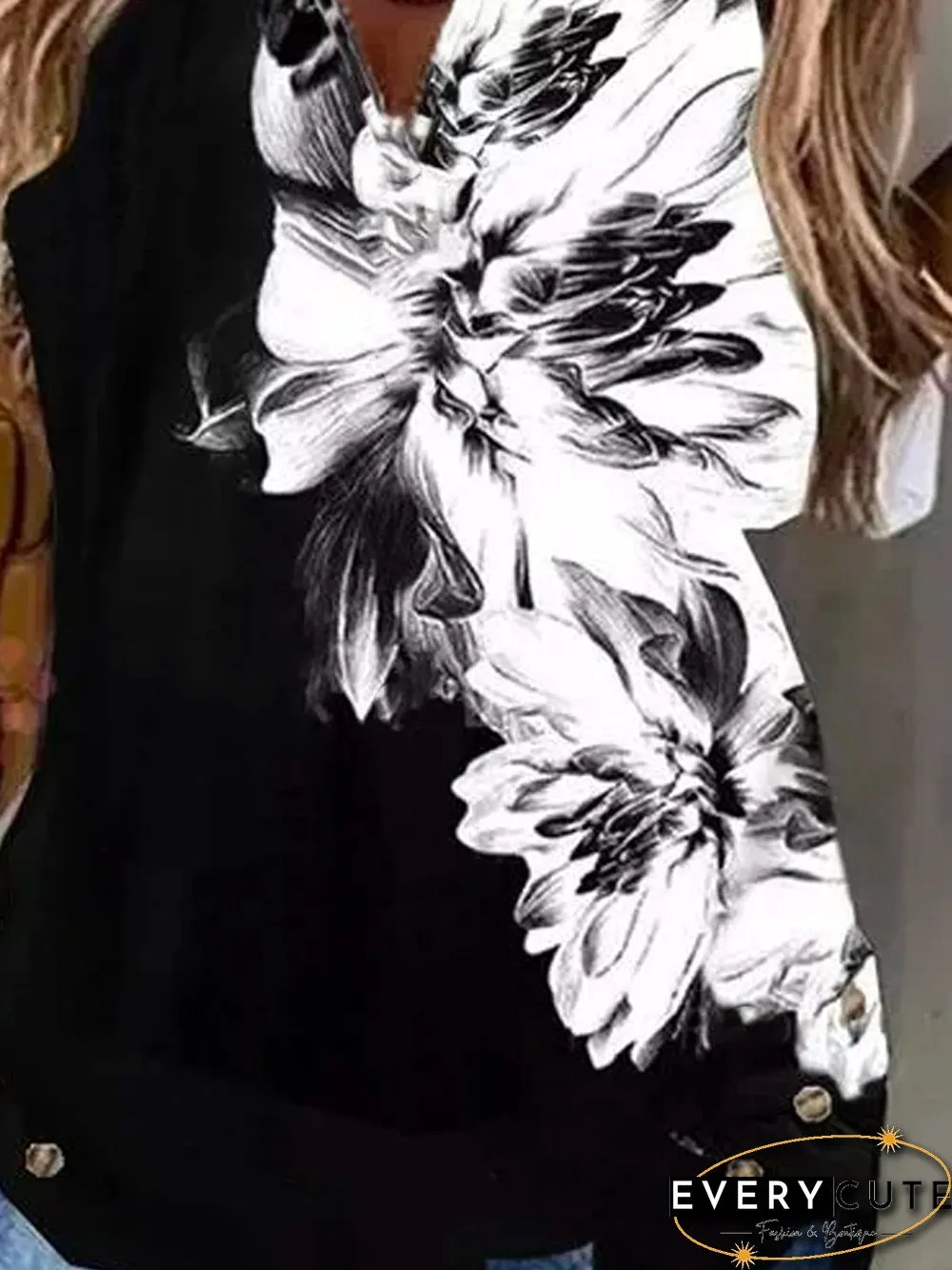 Casual Long Sleeve Blouse