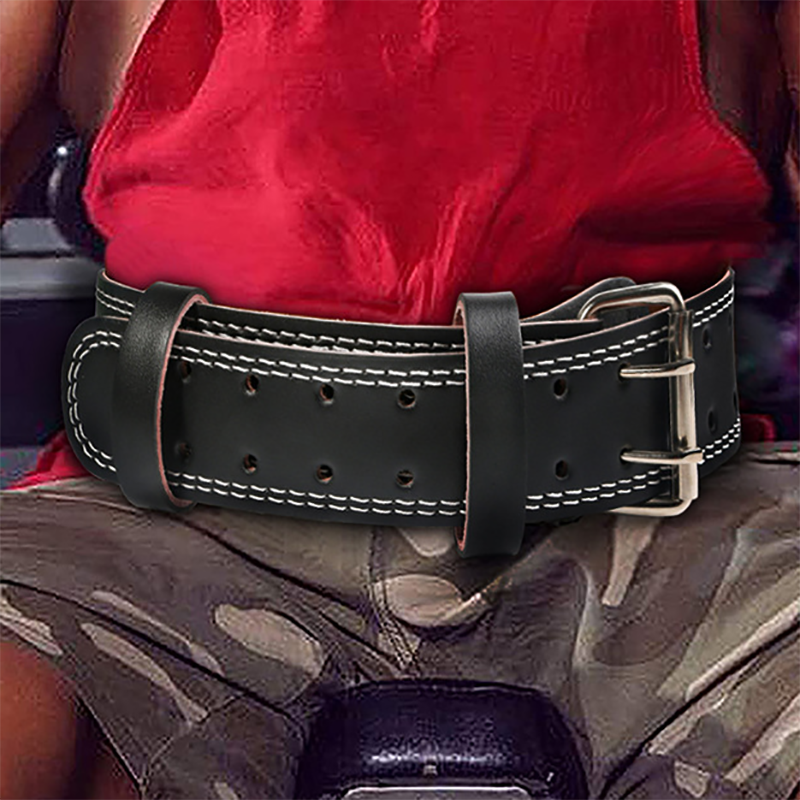 Livereid Men's Squat Weightlifting Fitness Waist Protection Pu Leather Belt - Livereid
