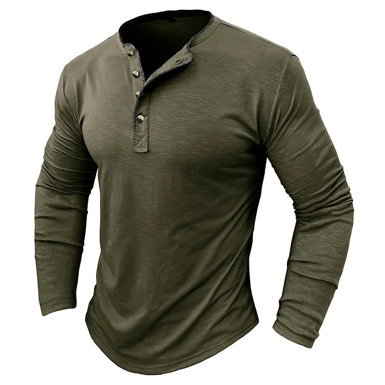 Luis Soft Daily Henley Shirt