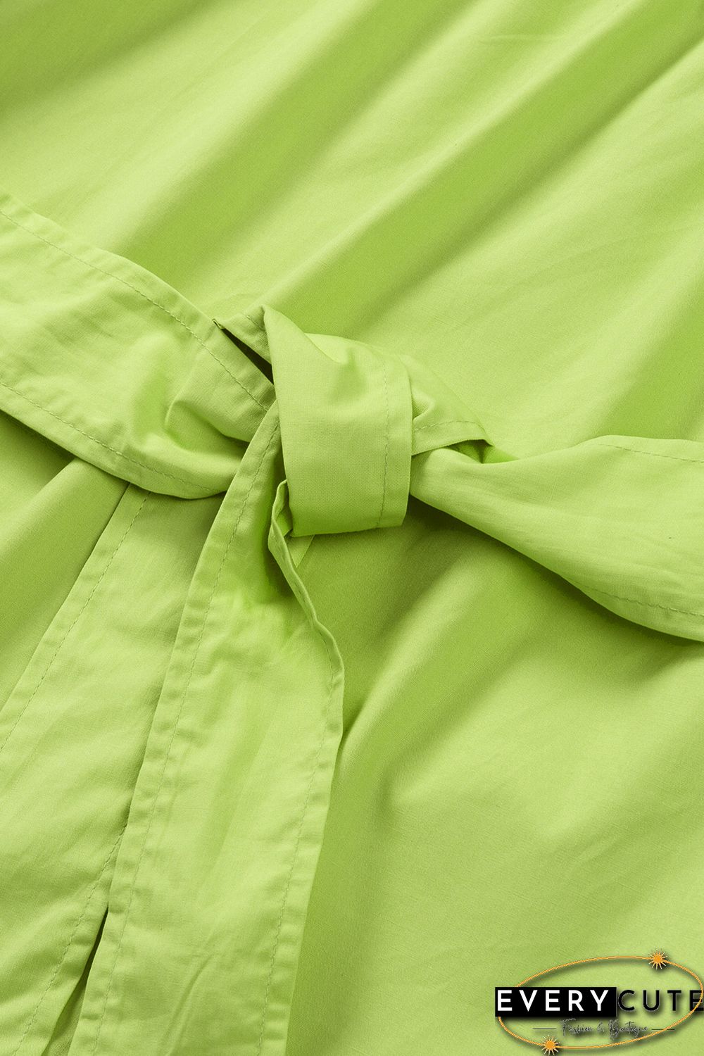 Lace-up Puff Sleeve One Shoulder Blouse