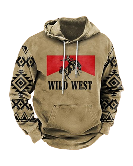 Men's Southwest Style Patterns Hooded