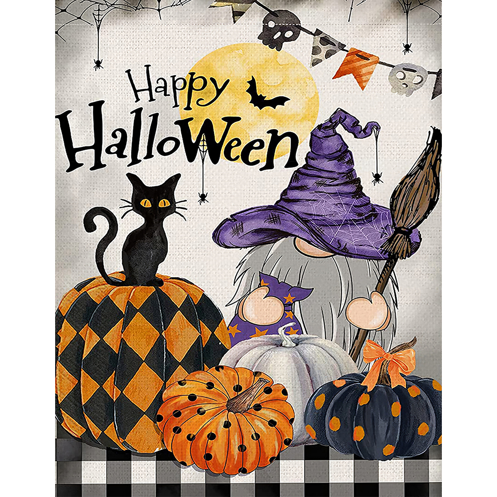 

Halloween Gnome - Round Drill Diamond Painting - 30*45CM, 501 Original