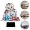Cute Owl DIY Diamonds Painting Table Lamp 5D DIY Diamond Painting Night Light
