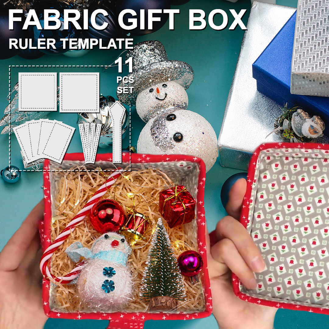 Fabric Gift Boxes Quilting Set —With Tutorial