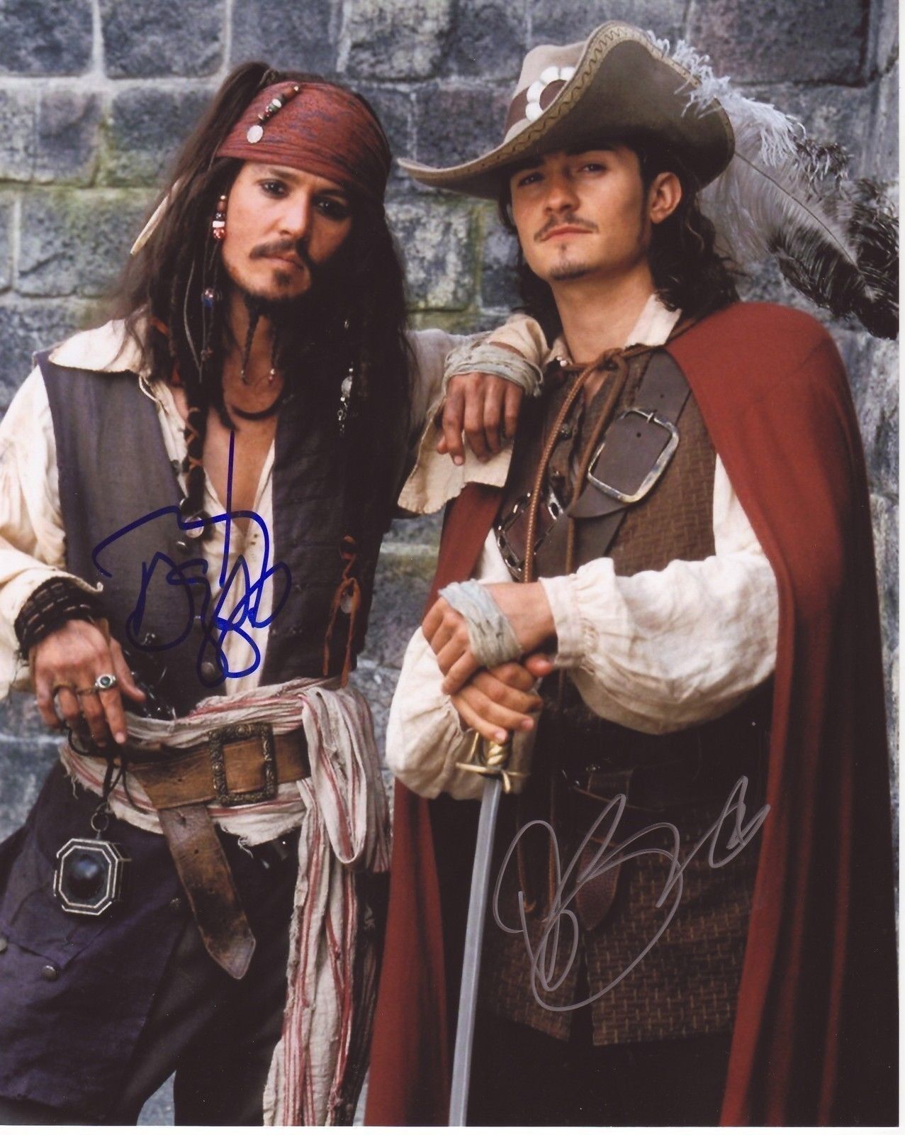 PIRATES OF THE CARIBBEAN CAST AUTOGRAPH SIGNED PP Photo Poster painting POSTER