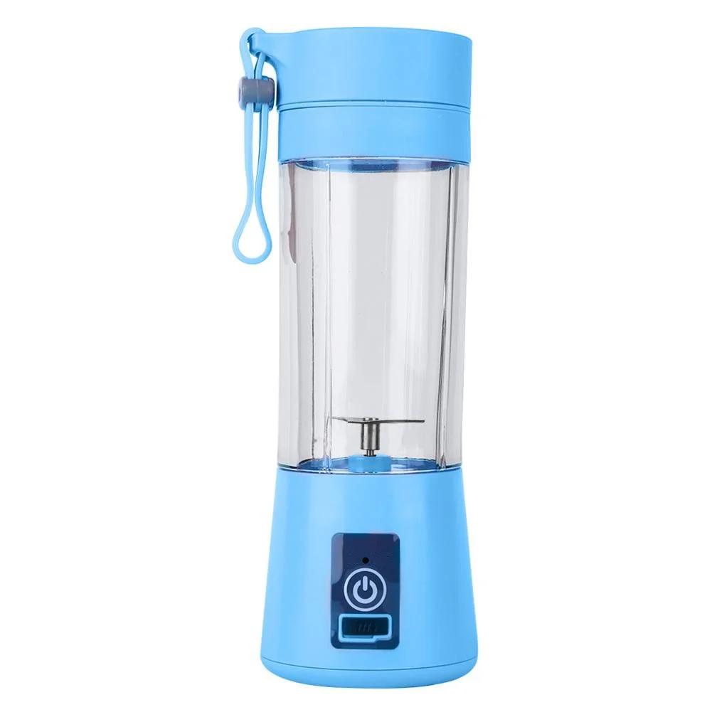 380ml 2 Blades USB Rechargeable Juice Machine Blender Mixer Portable Juicer Smoothie Maker Household Juice Extractor