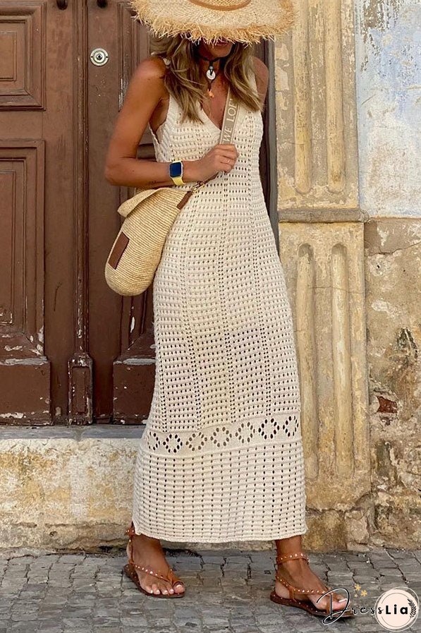 Sling Cutout Holiday Dress